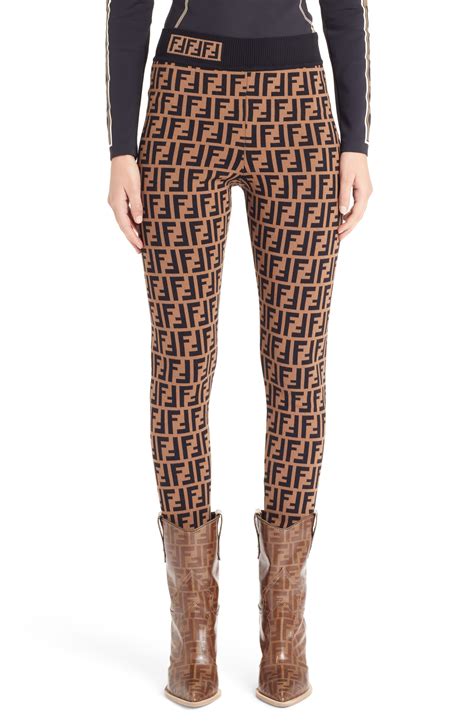 fendi multicolor leggings